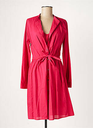 Rochie midi roz COMPTOIR DES COTONNIERS femeie