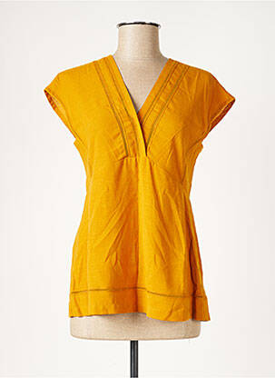 Top galben COMPTOIR DES COTONNIERS femeie