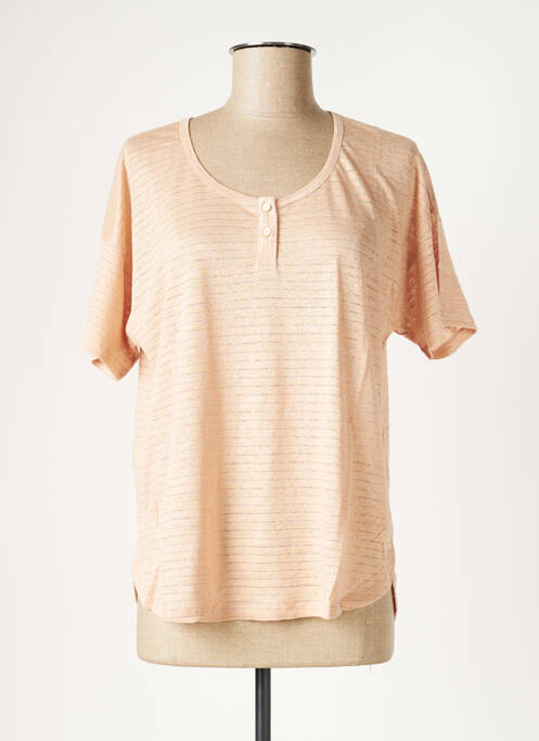 Tricou bej COMPTOIR DES COTONNIERS femeie