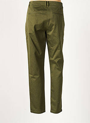 Pantalon chino țesătură poplin mărime normală verde COMPTOIR DES COTONNIERS femeie