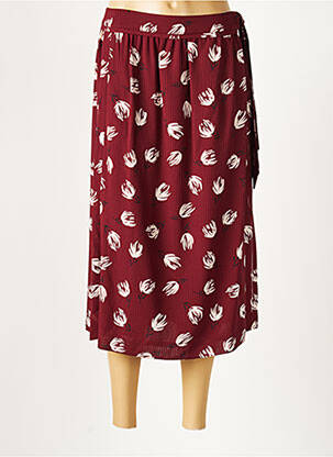 Fustă midi roșu COMPTOIR DES COTONNIERS femeie