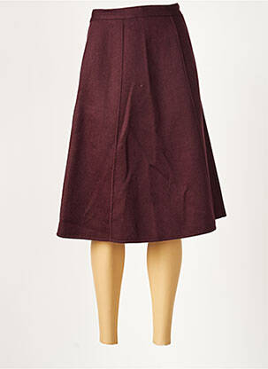 Fustă midi roșu COMPTOIR DES COTONNIERS femeie