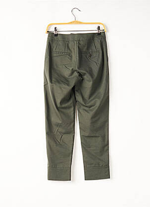Pantalon chino țesătură poplin mărime normală verde COMPTOIR DES COTONNIERS femeie