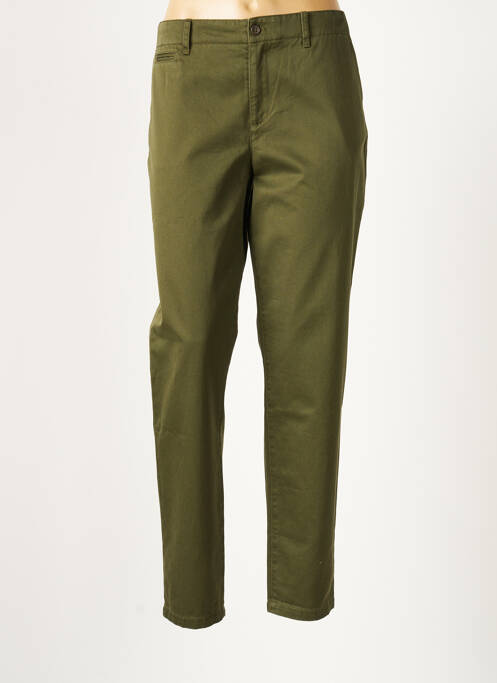 Pantalon chino verde COMPTOIR DES COTONNIERS femeie