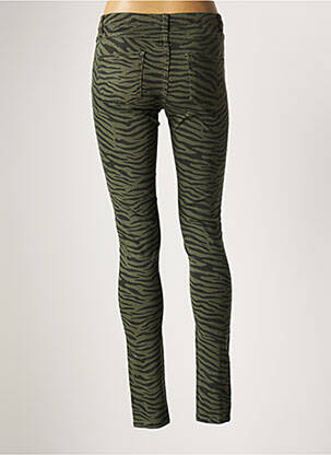 Pantalon slim talie joasă talie joasă verde VILA femeie