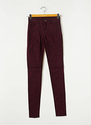 Pantalon slim elasticitate mărime normală violet VILA femeie