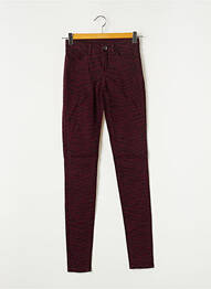 Pantalon slim elasticitate mărime normală violet VILA femeie