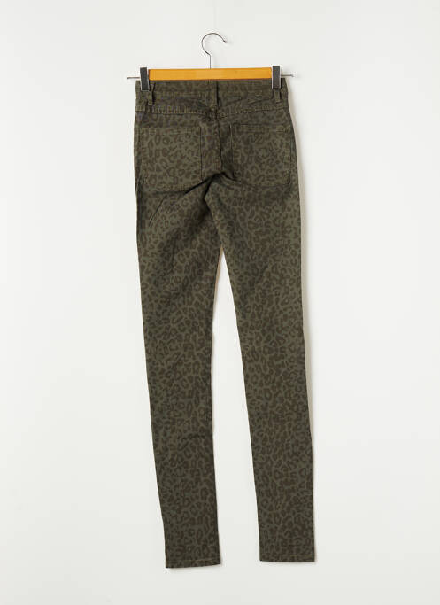 Pantalon slim verde VILA femeie