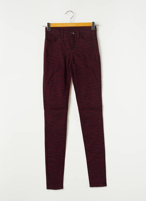 Pantalon slim violet VILA femeie