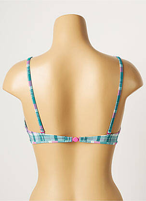 Sutien de costum de baie elasticitate top triunghiuri verde CHERRY BEACH femeie