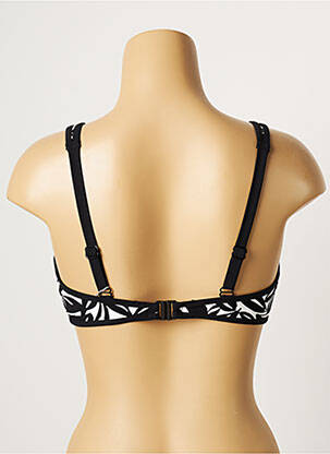 Sutien de costum de baie elasticitate top sutien modelat negru BELCOR femeie