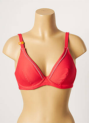 Sutien de costum de baie roșu CHERRY BEACH femeie