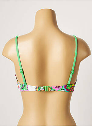 Sutien de costum de baie elasticitate sutien cupe întregi cu decolteu înalt verde CHERRY BEACH femeie