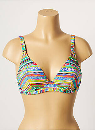 Sutien de costum de baie elasticitate sutien cupe întregi cu decolteu înalt verde CHERRY BEACH femeie