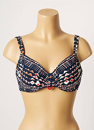 Sutien de costum de baie albastru BELCOR femeie