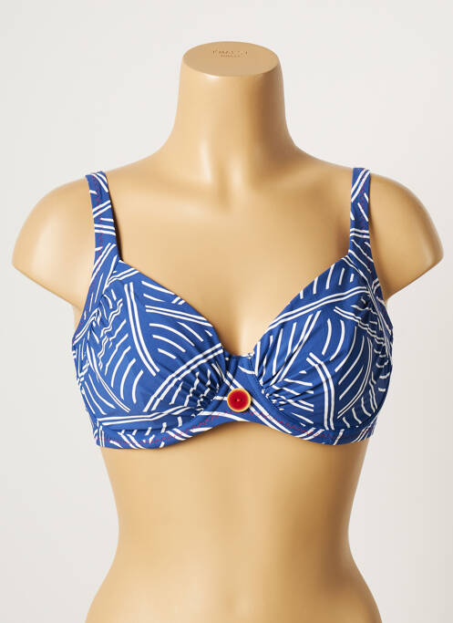 Sutien de costum de baie albastru BELCOR femeie