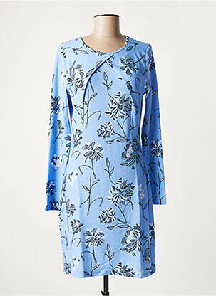 Rochie pulover elasticitate mâneci lungi albastru LA FIANCEE DU MEKONG femeie