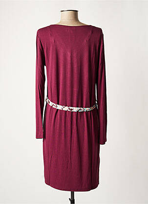 Rochie midi imprimeu fantezie mâneci lungi violet LA FIANCEE DU MEKONG femeie