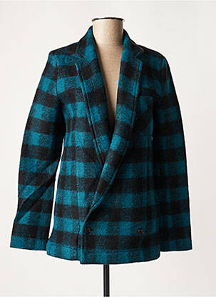 Palton scurt albastru APRIL 77 femeie