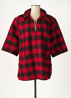 Pulover tunică roșu APRIL 77 femeie