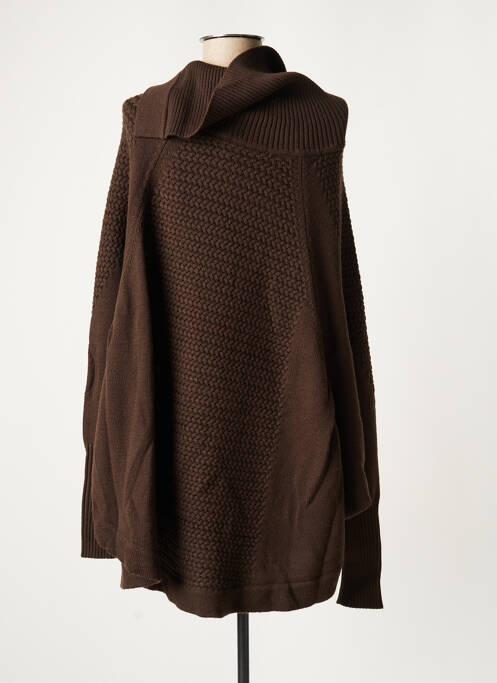 Pulover tunică maro OVALE femeie