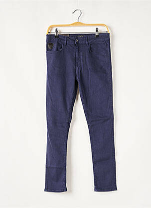 Blugi skinny albastru APRIL 77 femeie