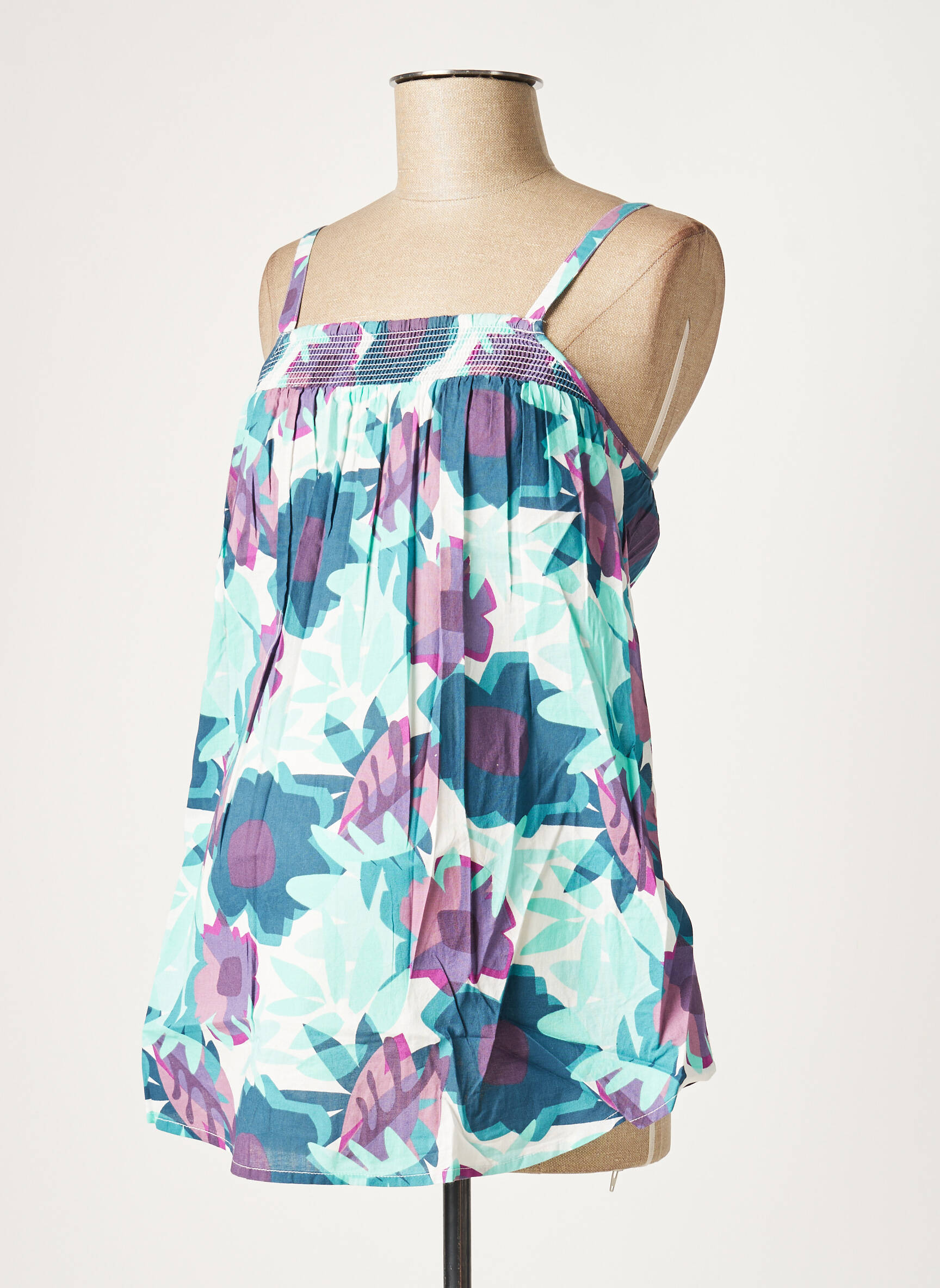 Tricou / top maternitate albastru COLLINE femeie