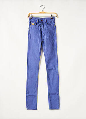 Blugi cu croială slim violet APRIL 77 femeie