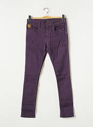 Blugi skinny țesătură brută mărime normală violet APRIL 77 femme