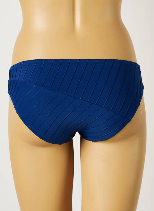 Chiloți de baie efect material satinat chiloți albastru LOU femme