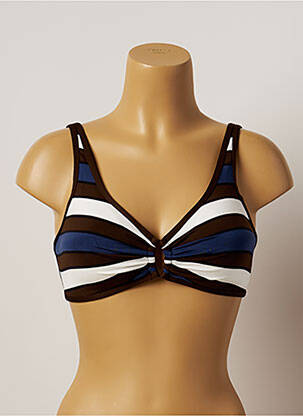 Sutien de costum de baie top sutien modelat top sutien modelat maro BELCOR femeie