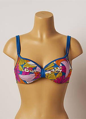 Sutien de costum de baie top sutien modelat top sutien modelat albastru BELCOR femeie