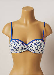 Sutien de costum de baie elasticitate top sutien modelat alb VARIANCE femme
