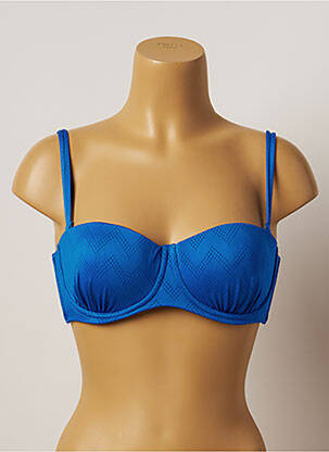 Sutien de costum de baie top sutien modelat top sutien modelat albastru BELCOR femeie