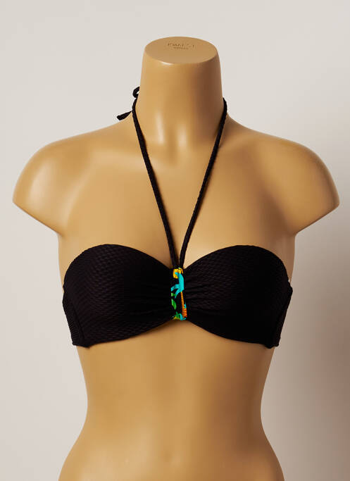 Sutien de costum de baie negru VARIANCE femeie