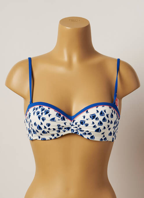 Sutien de costum de baie alb VARIANCE femeie