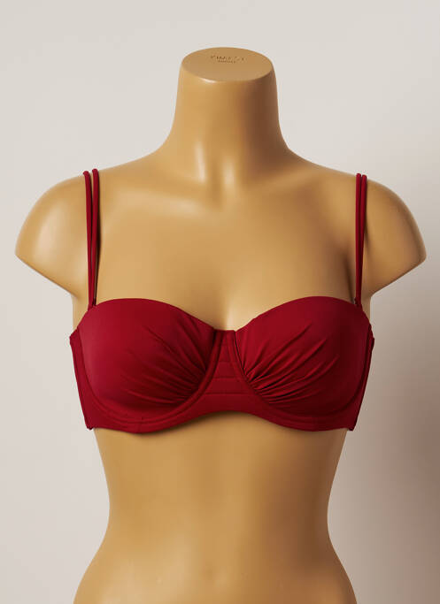 Sutien de costum de baie roșu BELCOR femeie