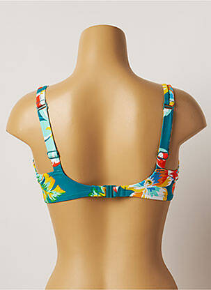 Sutien de costum de baie elasticitate sutien cupe întregi cu decolteu înalt verde BELCOR femeie