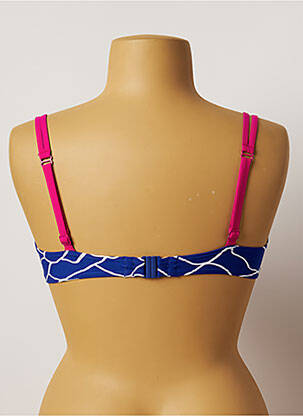 Sutien de costum de baie elasticitate top sutien modelat albastru BELCOR femeie