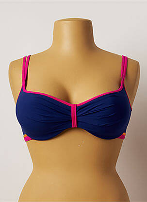 Sutien de costum de baie elasticitate top sutien modelat violet BELCOR femeie