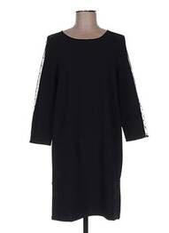 Rochie scurtă mâneci 3/4 mâneci 3/4 negru BEST MOUNTAIN femme