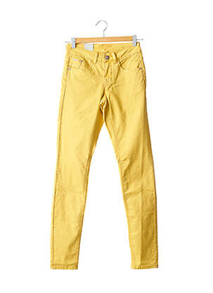 Pantalon slim galben CREAM femeie