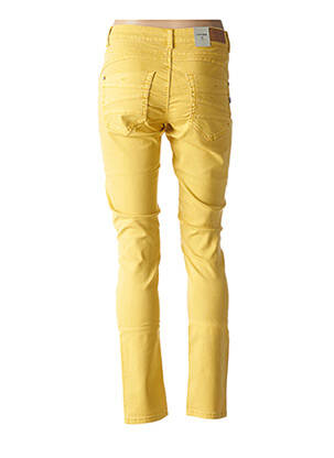 Pantalon slim galben CREAM femeie