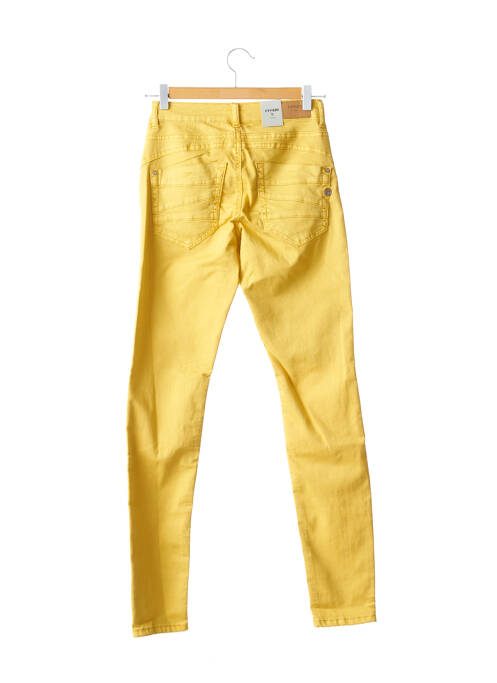 Pantalon slim galben CREAM femeie