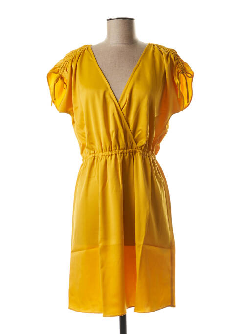 Rochie midi galben LES P'TITES BOMBES femeie