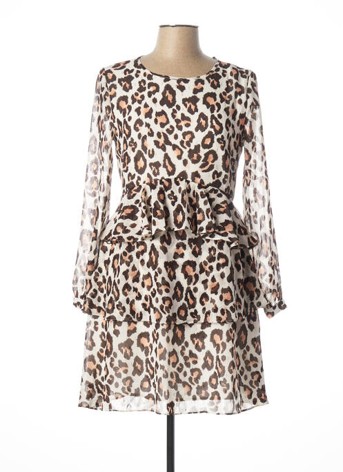 Rochie scurtă maro LES P'TITES BOMBES femeie