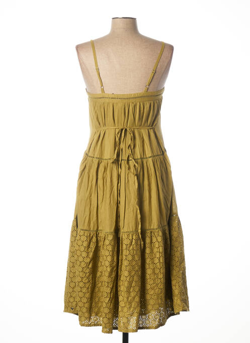 Rochie midi verde LES P'TITES BOMBES femeie