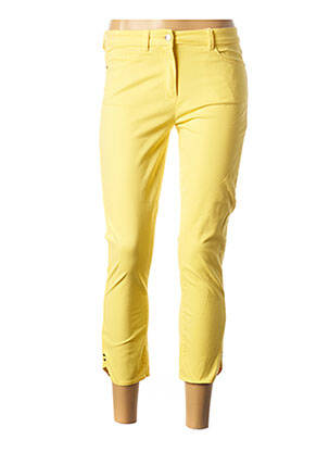 Pantalon trei sferturi galben ESPRIT femeie