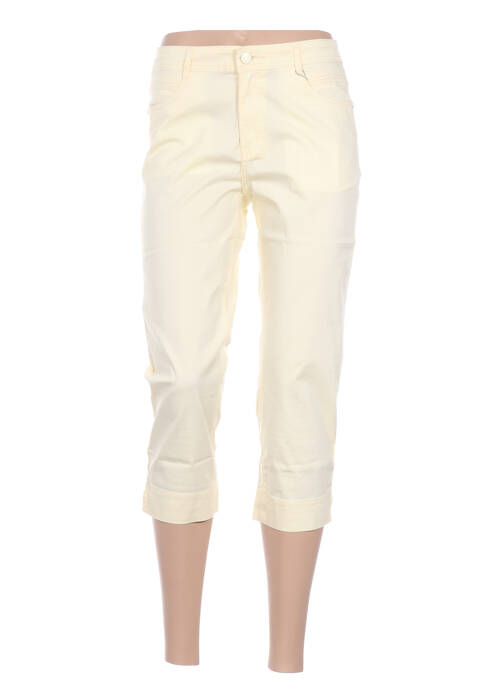 Pantalon trei sferturi galben YOULINE femeie