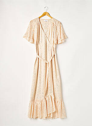 Rochie lungă bej OPULLENCE femeie